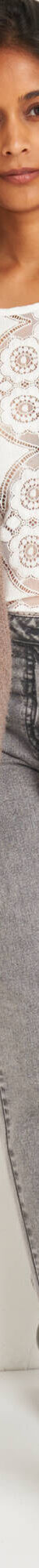 Gilet long, maille poilue (taupe) Gilet long, maille poilue (taupe)